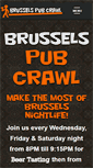 Mobile Screenshot of brusselspubcrawl.com